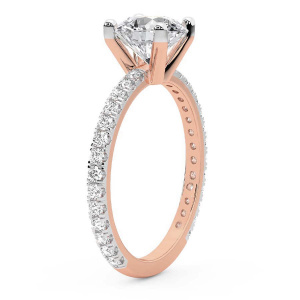 Emily Eternity Lab Diamond Ring left view