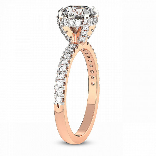 Serena Eternity Lab Diamond Ring left view