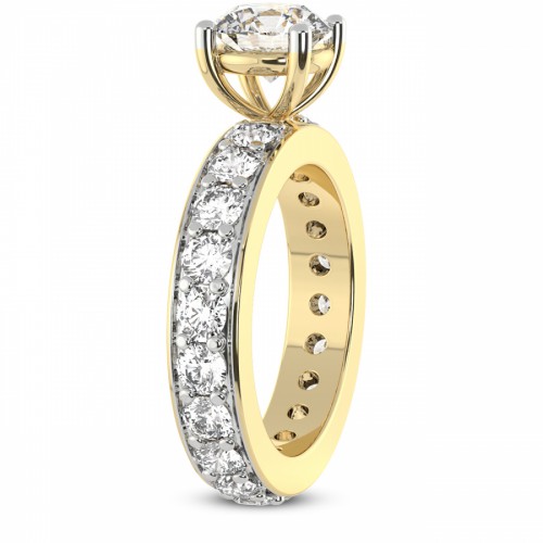 Madeline Full Eternity Lab Diamond Ring left view