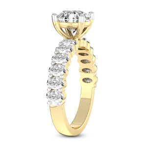 Danica Side Oval Lab Diamond Eternity Ring left view