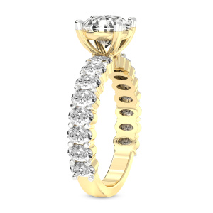 Lillian Side Oval Lab Diamond Eternity Ring left view