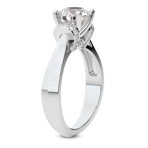Delanie Side Cuff Lab Diamond Ring left view