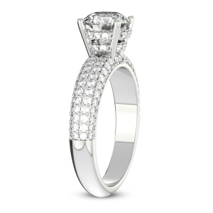 Amira Luxe Secret Double Halo Lab Diamond Ring left view