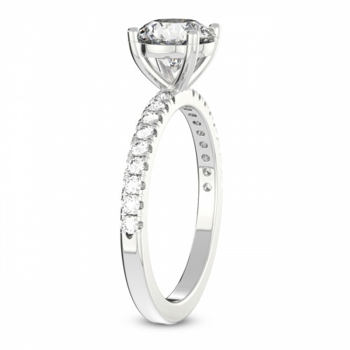 Nomi Classic Eternity Lab Diamond Ring left view