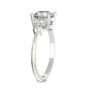 Amore Side Stone Lab Diamond Ring left view