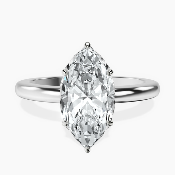Malissa Solitaire Lab Diamond Ring front view