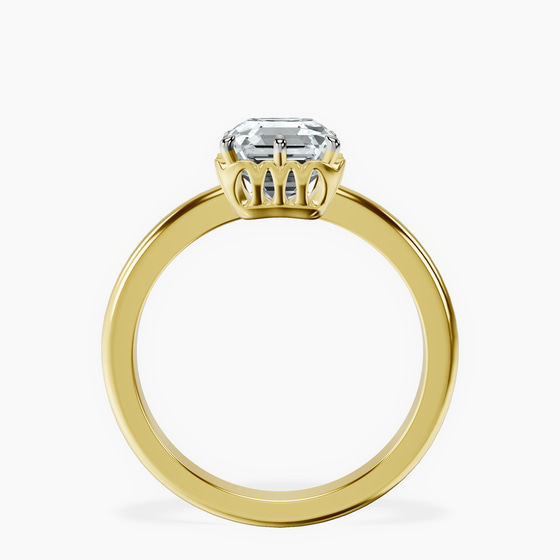 Malissa Solitaire Lab Diamond Ring left view