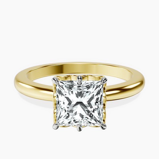 Malissa Solitaire Lab Diamond Ring front view