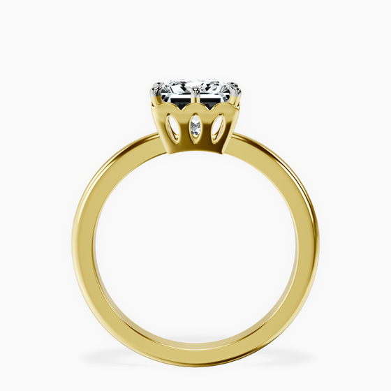 Malissa Solitaire Lab Diamond Ring left view