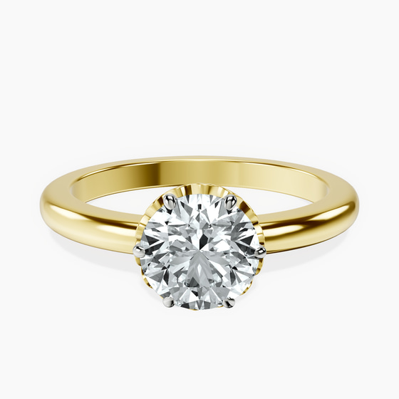 Malissa Solitaire Lab Diamond Ring front view