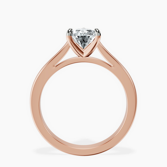 Teagan Solitaire 2mm Lab Diamond Ring top view