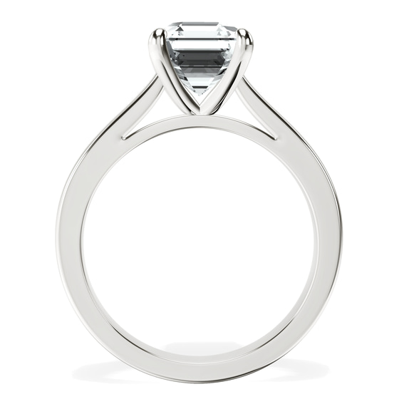 Teagan Solitaire 2mm Lab Diamond Ring top view