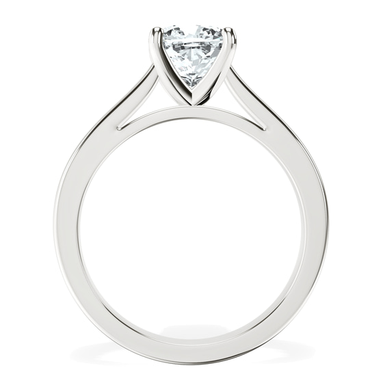 Teagan Solitaire 2mm Lab Diamond Ring top view