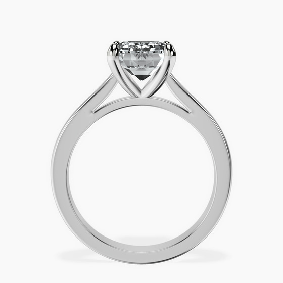 Teagan Solitaire 2mm Lab Diamond Ring left view