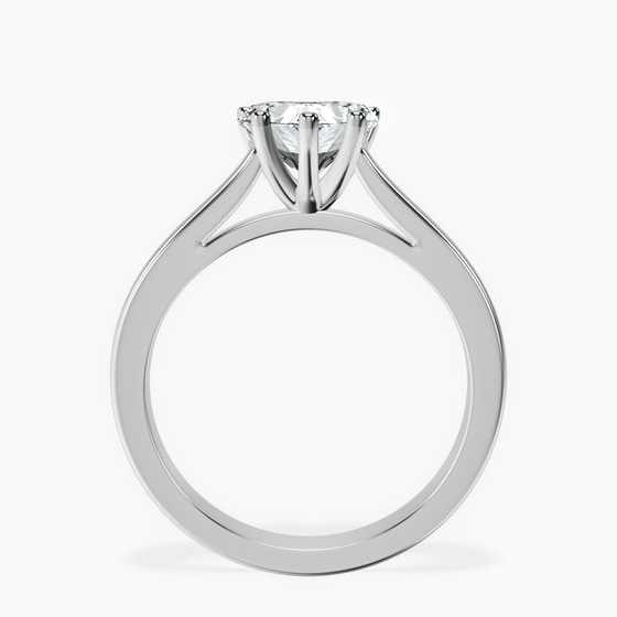 Teagan Solitaire 2mm Lab Diamond Ring top view
