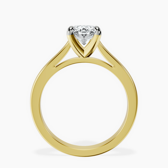 Teagan Solitaire 2mm Lab Diamond Ring left view