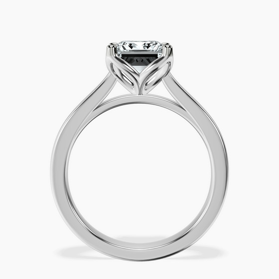 Shye Petal Solitaire Lab Diamond Ring left view