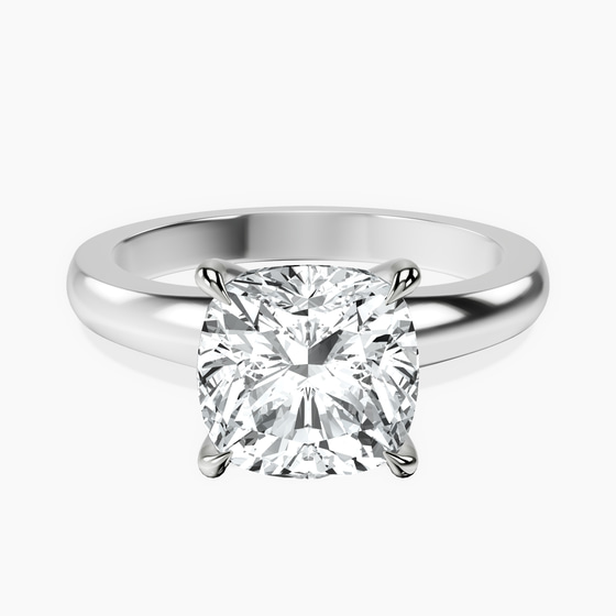 Arielle Solitaire Lab Diamond Ring front view