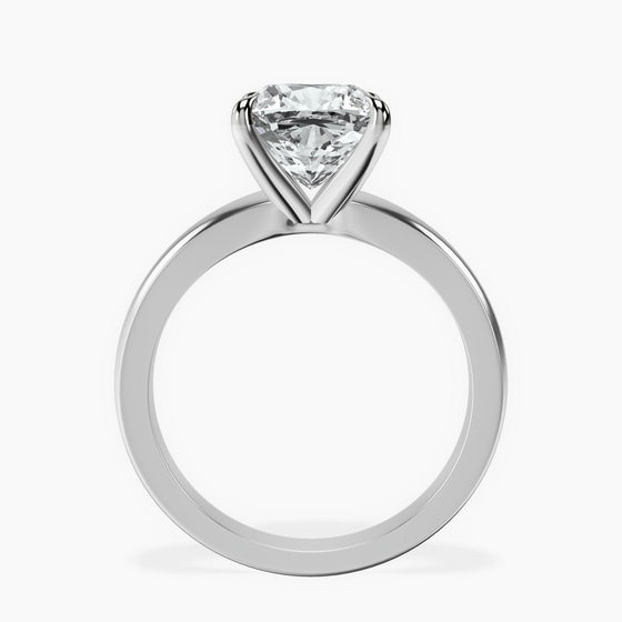 Arielle Solitaire Lab Diamond Ring left view