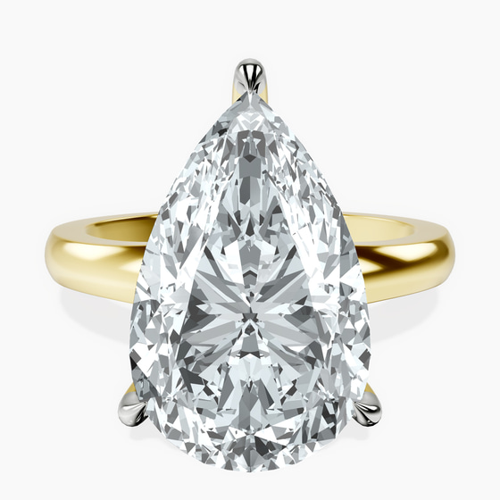 Arielle Solitaire Lab Diamond Ring front view