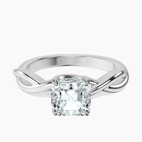 Evermore Solitaire Lab Diamond Ring front view
