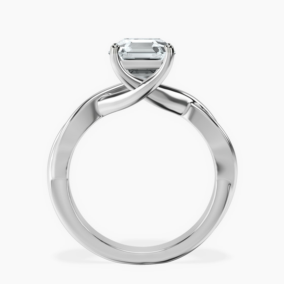 Evermore Solitaire Lab Diamond Ring left view