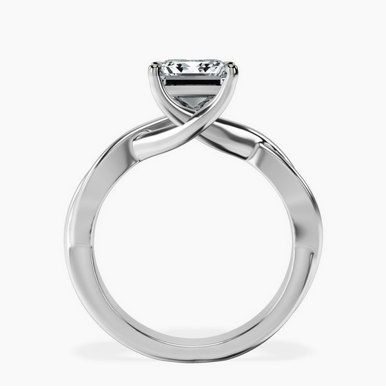 Evermore Solitaire Lab Diamond Ring left view