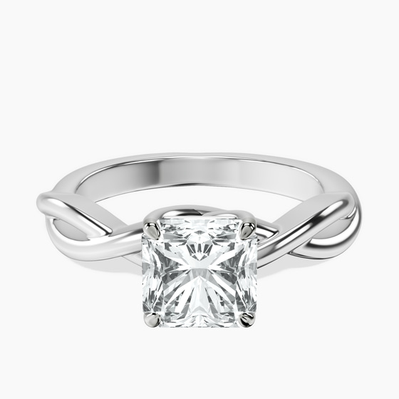 Evermore Solitaire Lab Diamond Ring front view