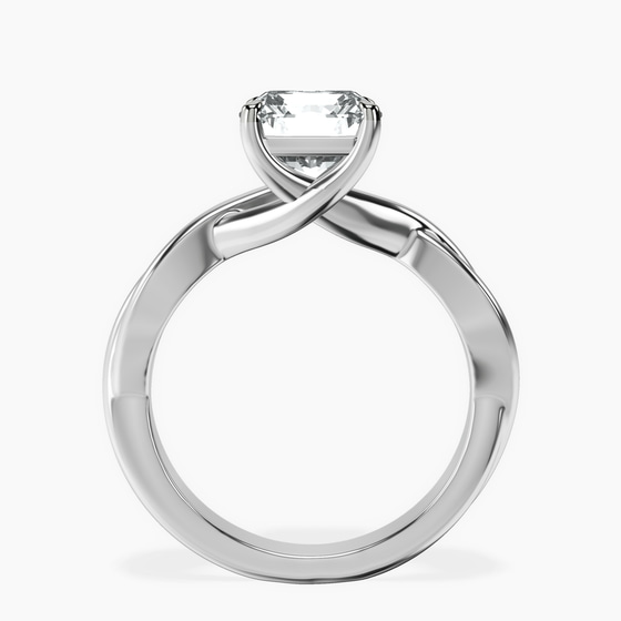 Evermore Solitaire Lab Diamond Ring left view