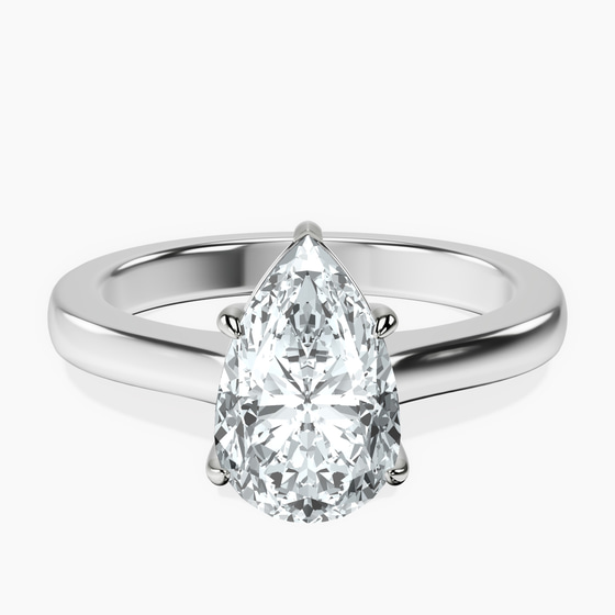 Demi Four Prong Lab Diamond Ring front view
