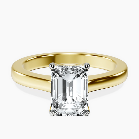 Demi Four Prong Lab Diamond Ring front view