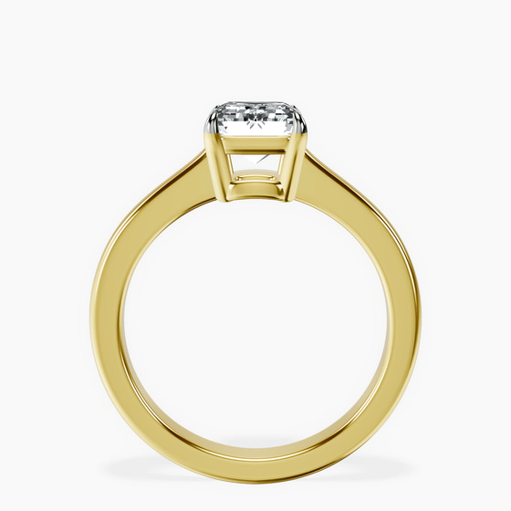 Demi Four Prong Lab Diamond Ring left view
