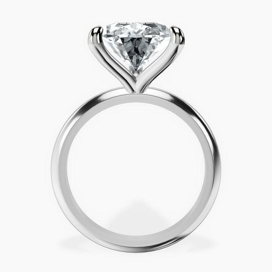 Alora Six Prong Solitaire Lab Diamond Ring left view