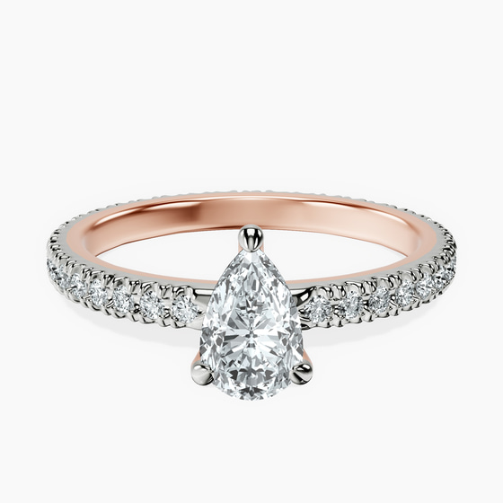 Claire Full Eternity Lab Diamond Ring front view