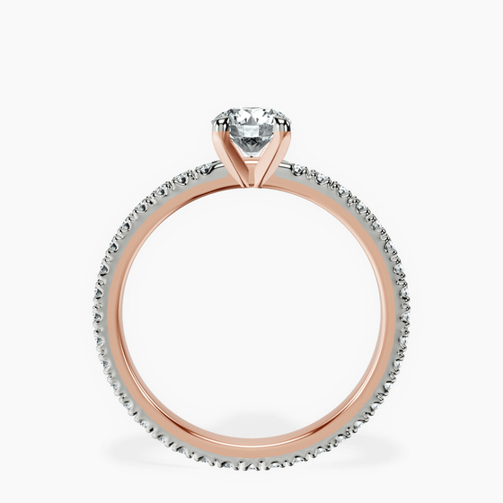 Claire Full Eternity Lab Diamond Ring left view