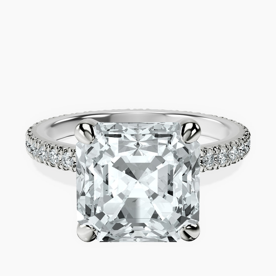Claire Full Eternity Lab Diamond Ring front view