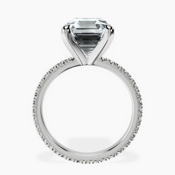 Claire Full Eternity Lab Diamond Ring left view