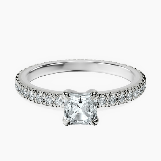Claire Full Eternity Lab Diamond Ring front view
