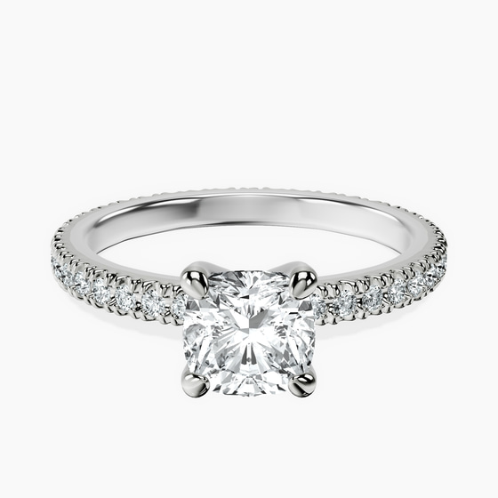 Claire Full Eternity Lab Diamond Ring front view
