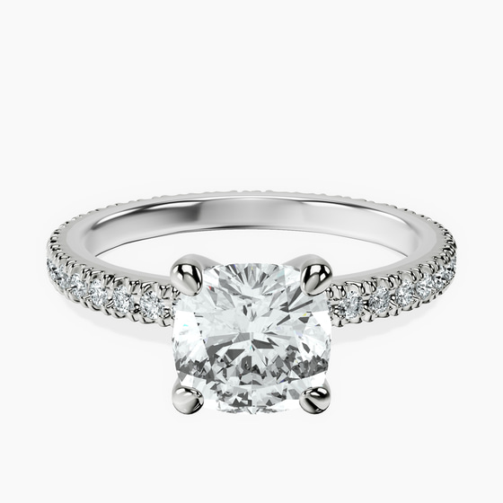 Claire Full Eternity Lab Diamond Ring front view