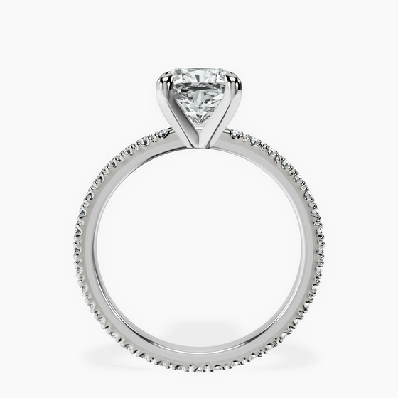 Claire Full Eternity Lab Diamond Ring top view
