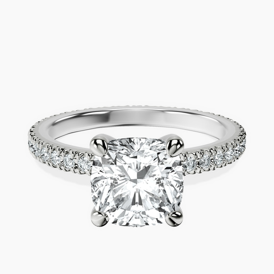 Claire Full Eternity Lab Diamond Ring front view