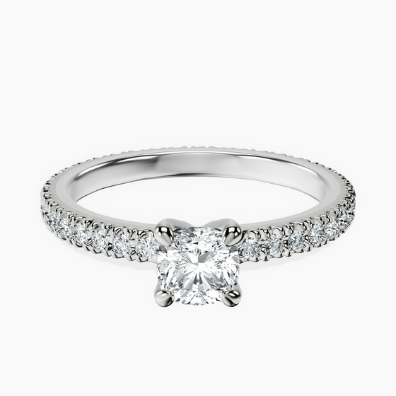 Claire Full Eternity Lab Diamond Ring front view