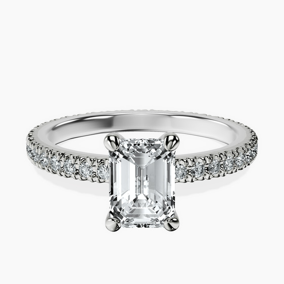Claire Full Eternity Lab Diamond Ring front view