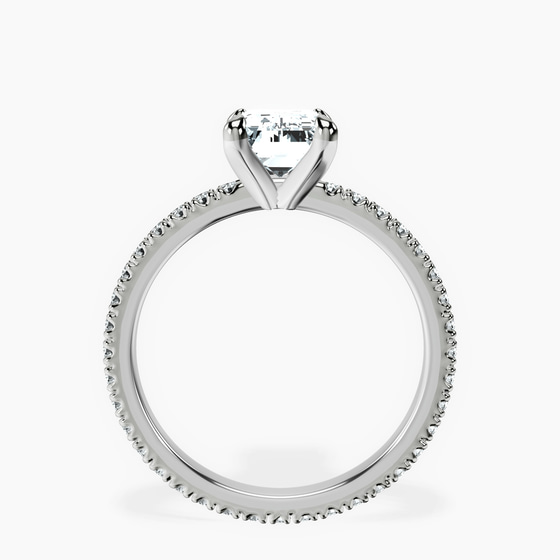 Claire Full Eternity Lab Diamond Ring top view