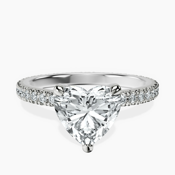Claire Full Eternity Lab Diamond Ring front view