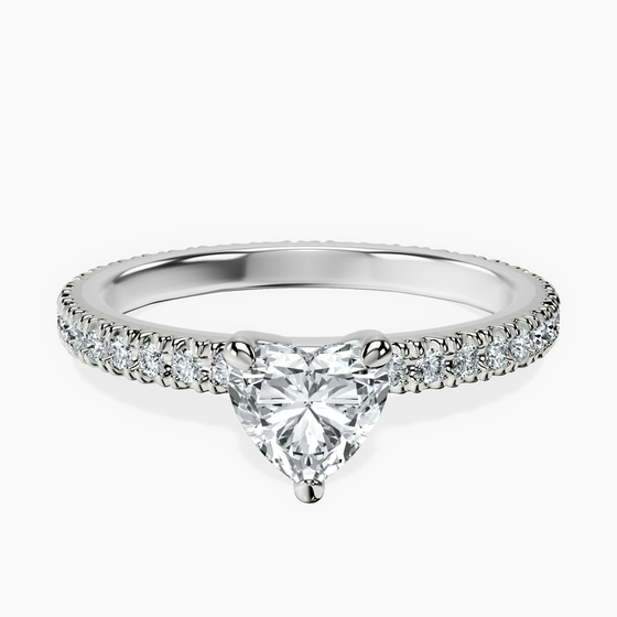 Claire Full Eternity Lab Diamond Ring front view