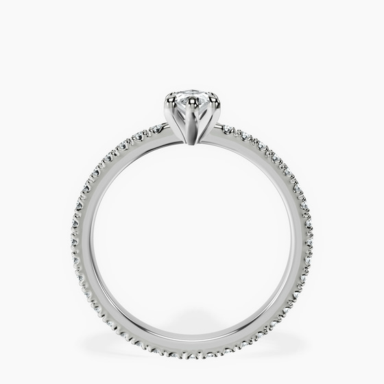 Claire Full Eternity Lab Diamond Ring left view