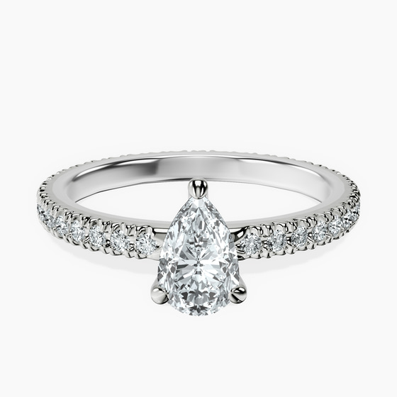 Claire Full Eternity Lab Diamond Ring front view