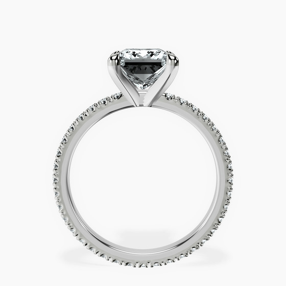 Claire Full Eternity Lab Diamond Ring top view